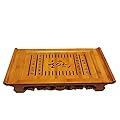 THY COLLECTIBLES Bamboo GongFu Tea Serving Tray (21x12 Large)
