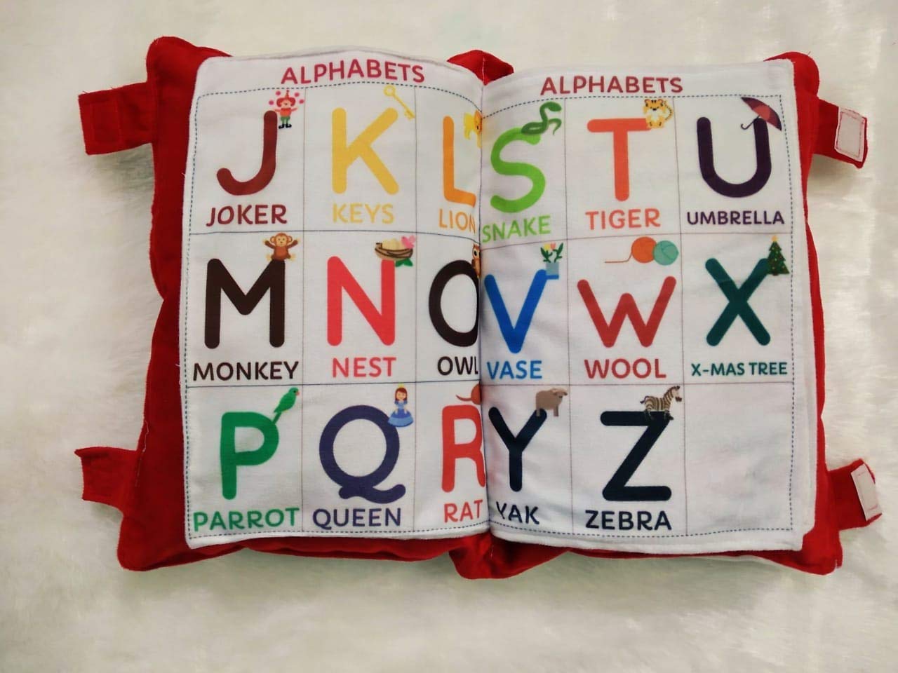 Trendz Decor Kaprido Velvet Soft Kids Educational Cushion Book Provides Wonderful And Interactive Learning Experience For Kids (Pack of 1 Piece), Multicolor (B0837VNMDY) Amazon Price History, Amazon Price Tracker