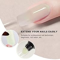 Vista 7 de Kit de uñas de poligel luminoso de 8 colores, extensión de uñas de poligel que brilla en la oscuridad, gel constructor para uñas, manicura de neón