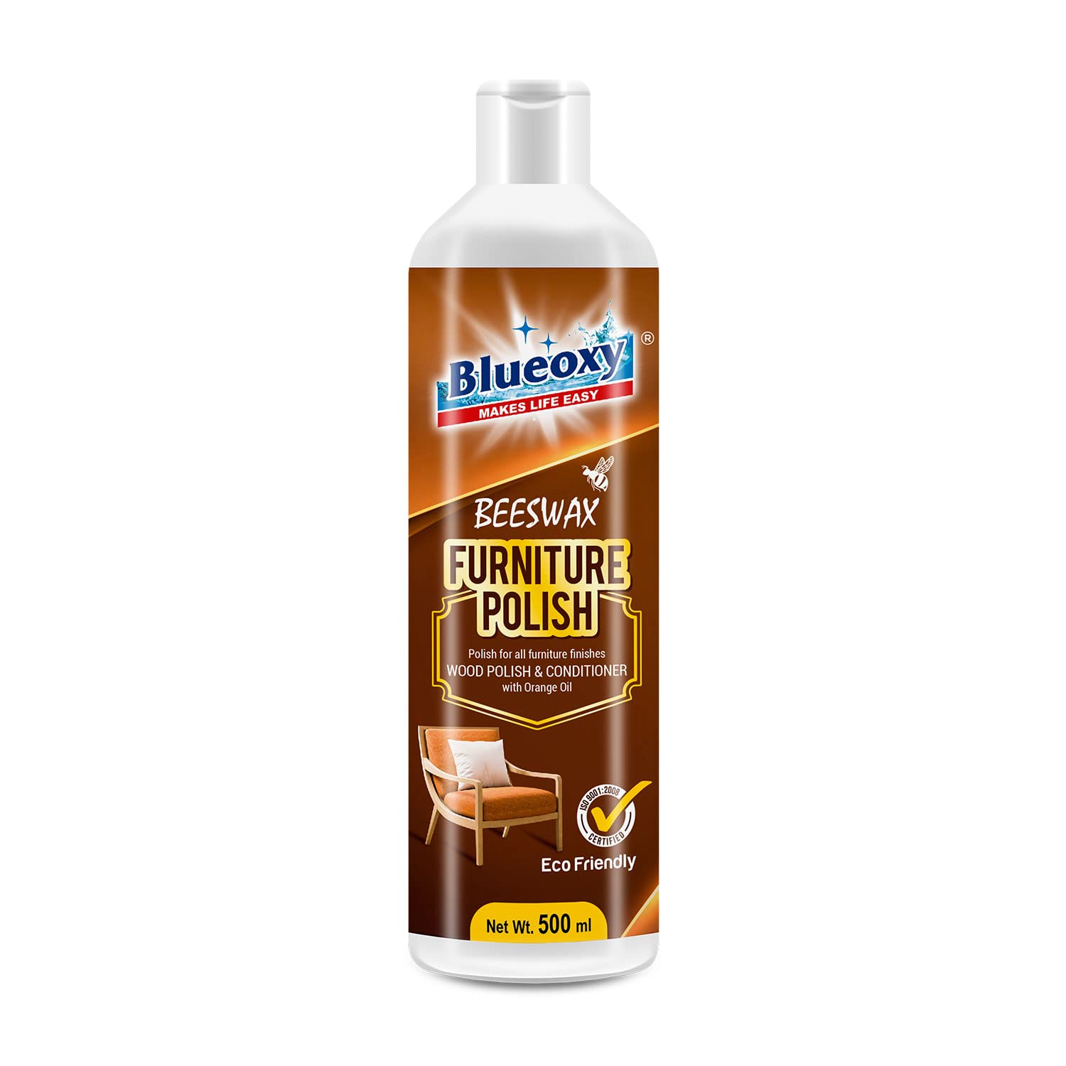 BLUEOXY Beeswax Furniture Polish Gel Used to Clean Shine Polish