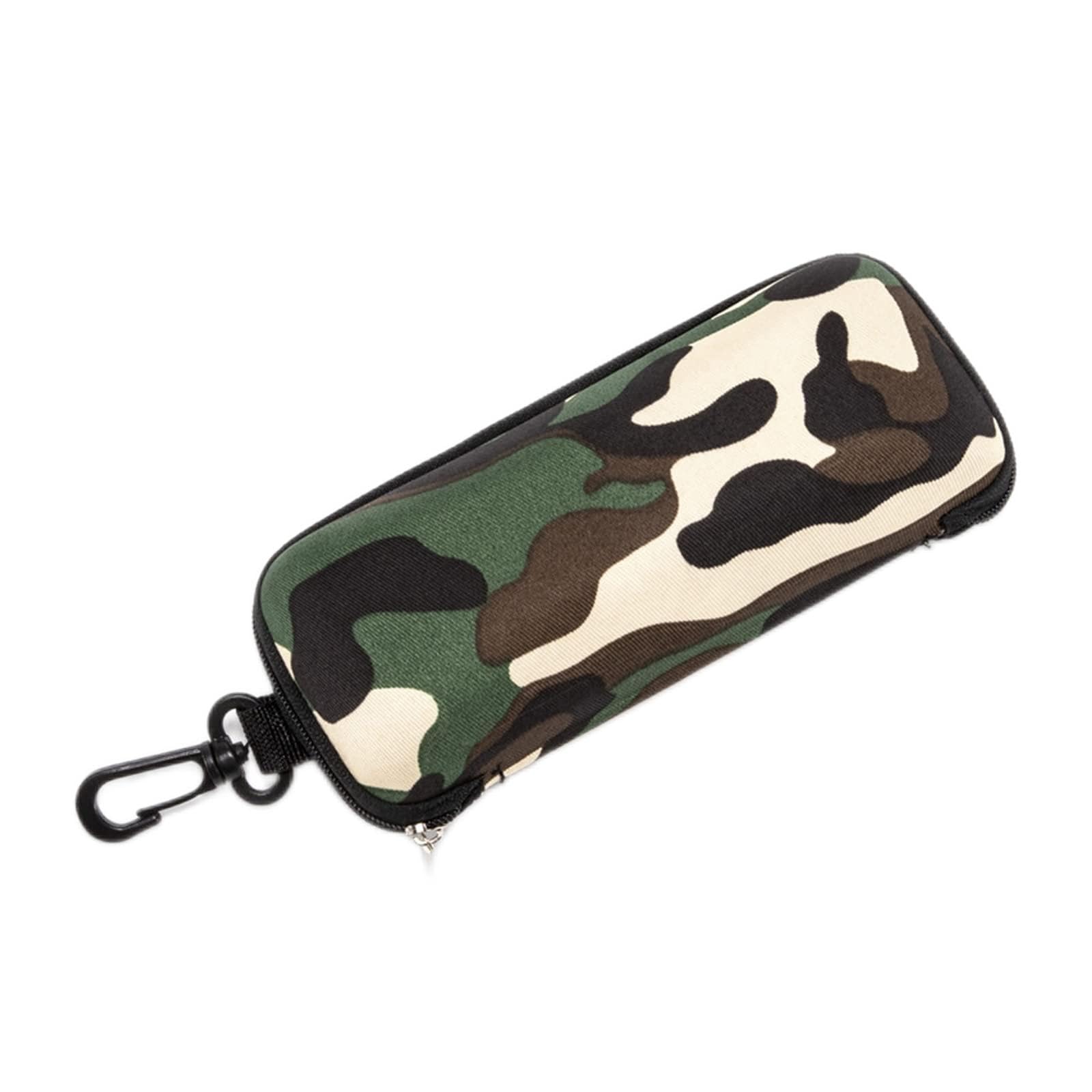Kamuflaż tkanina etui na okulary outdoorowe sportowe pudełko na zamek pogrubione etui na okulary przeciwsłoneczne przenośne pudełko do przechowywania okularów pudełka