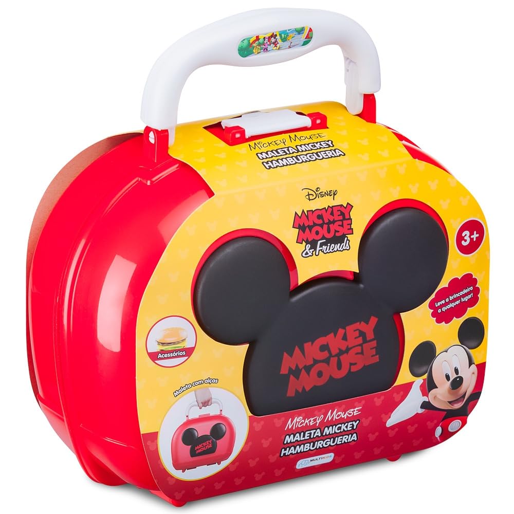 Maleta Mickey Hamburgueria Com 7 Acessórios Multikids – BR1565