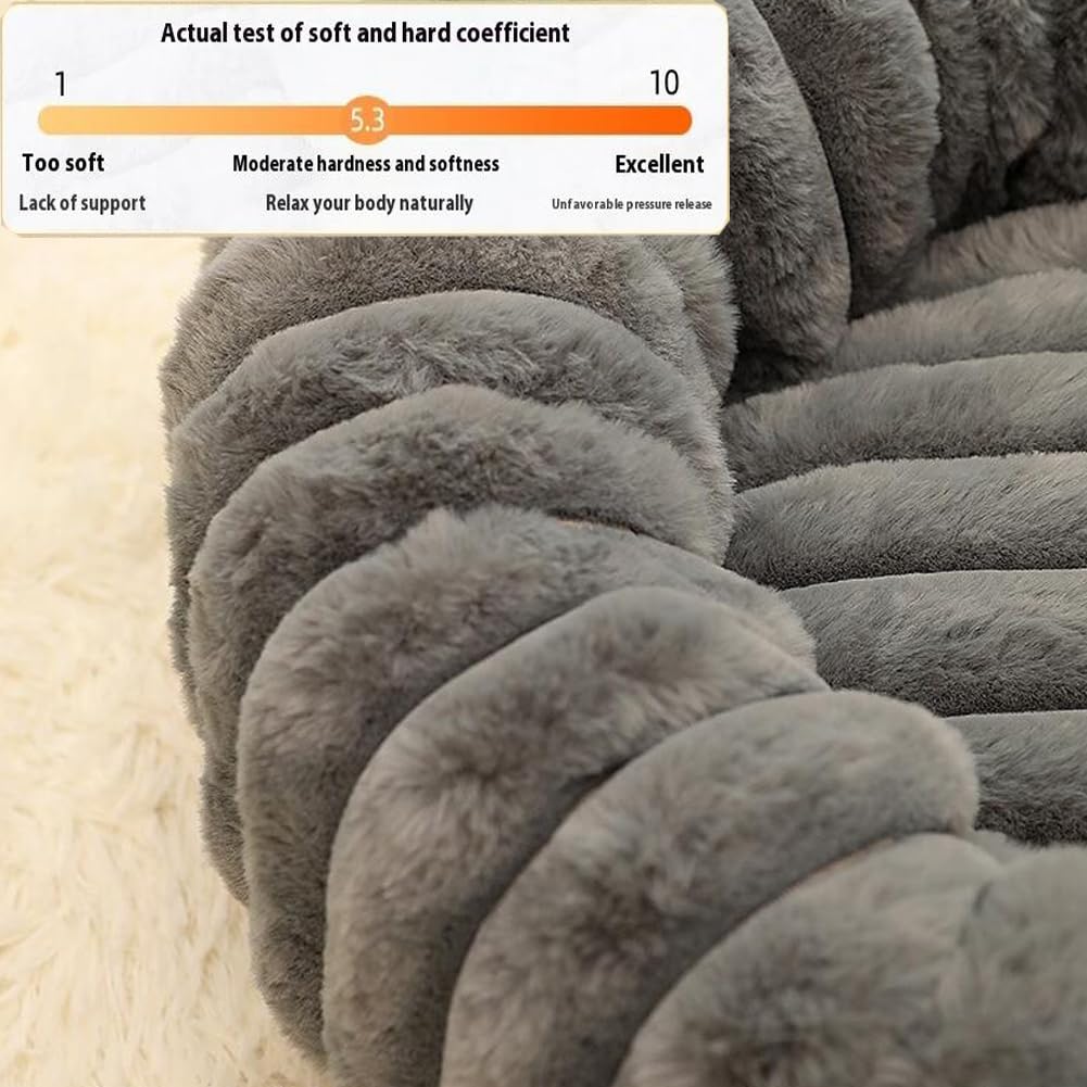 Cuccia Morbida per Cani Rotondo Cuscino Gatti Letto Donut Interno Soffice Lettino per Animali Domestici Cuccia per Gatto Fluffy Peluche Letto per Cani Letti per Cani (Grigio, Ø60 cm)