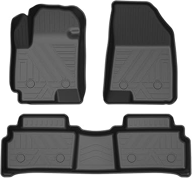 Floor Mats Compatible with Changan CS35 Plus 2018-2022 All-Weather TPE Foot Mats Pad Tray Mat Interior Accessories, DiXiHua1986
