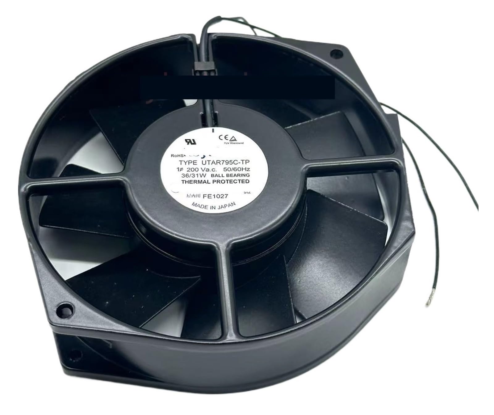 YMUGUEGH UTAR795C-TP AC 200V 36/31W 172x151x38mm 2-Wire Cooling Fan