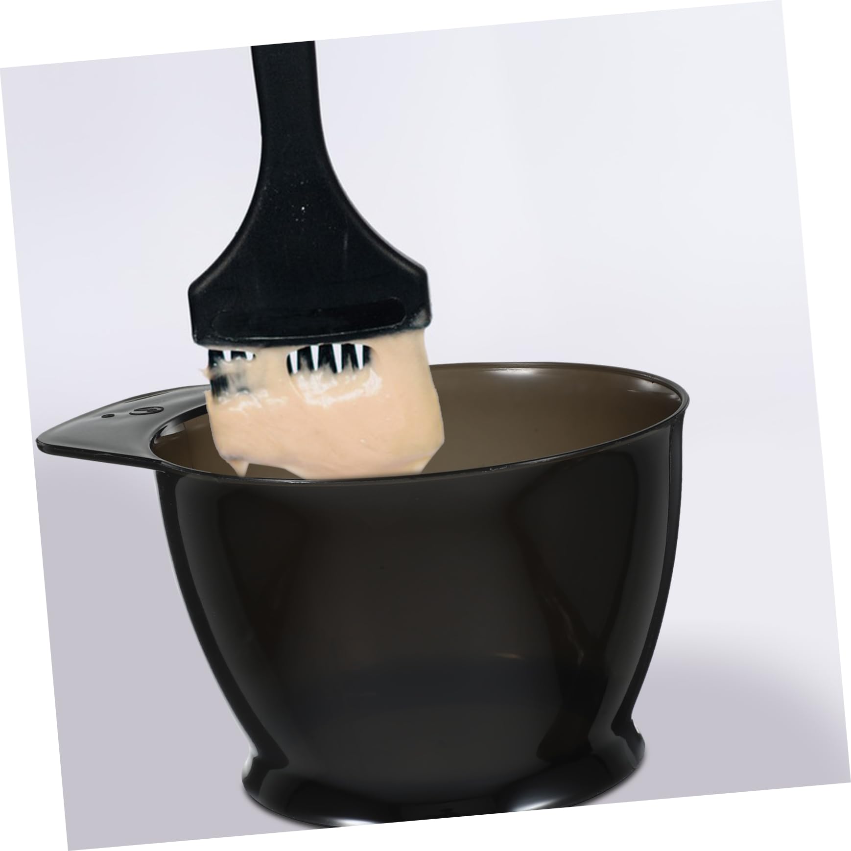 Didiseaon Hairdressing Bowls 2pcs Anti-slip Oil Coloring Bowls Scale for Professional Salons