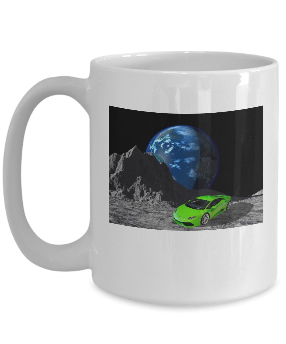 Amazon.com: Lambo luna Crypto taza de café, Blanco : Hogar y Cocina