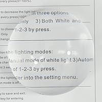 Vista 3 de YOCTOSUN 3 Inch Acrylic Dome Magnifier 5X Paperweight Reading Magnifying Glass Optical Half Ball Lens with Nice Box and Polishing Pouch(80mm)