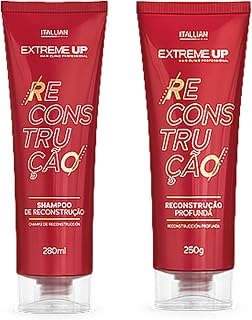 Kit Home Care Extreme UP Itallian 2pçs: Shampoo de Reconstrução 280ml + Reconstrução Profunda 250g