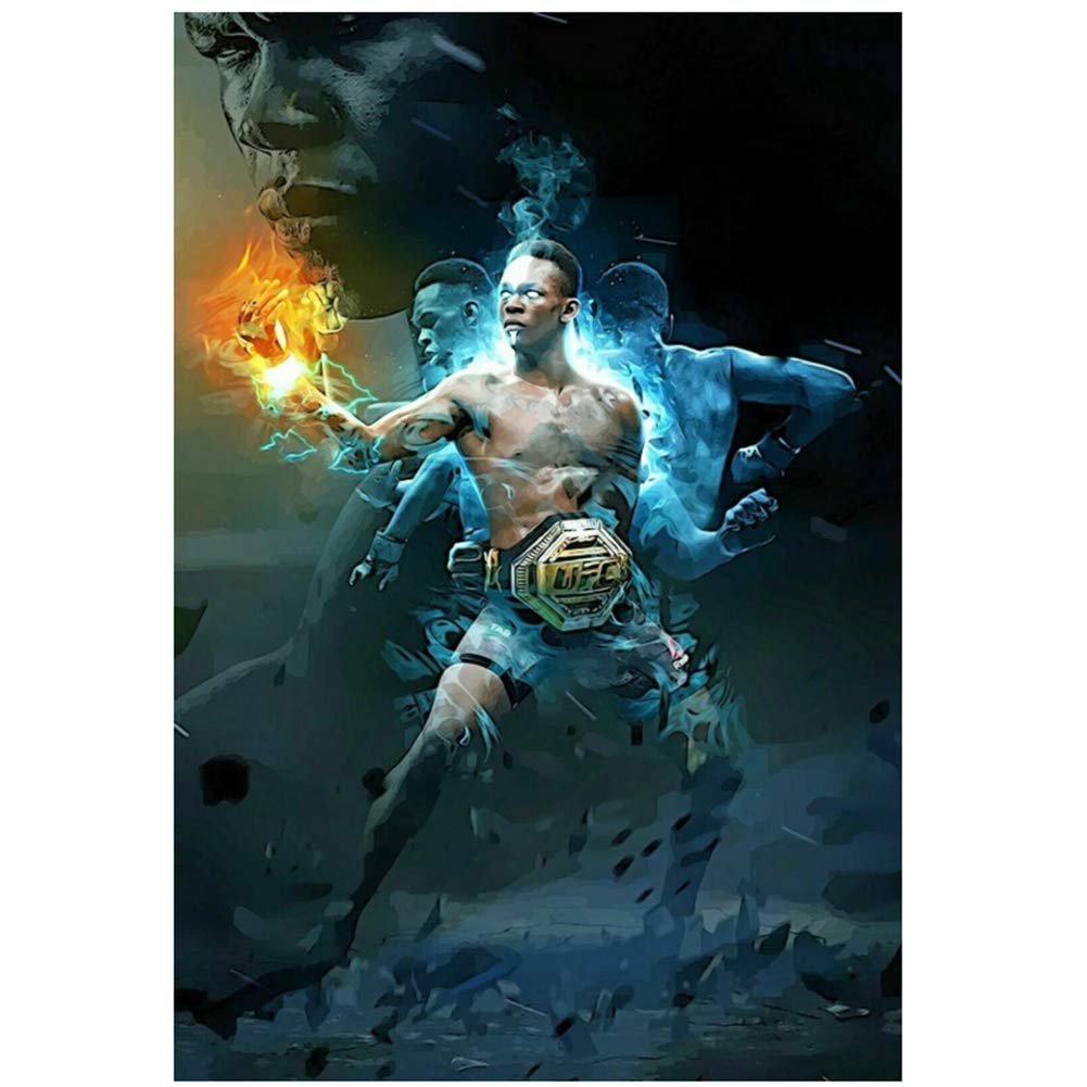 More Style Choose Israel 'Stylebender' Adesanya Film Print Poster Home Wall Decor Gift Artwork -50X70Cm No Frame 1 Pcs