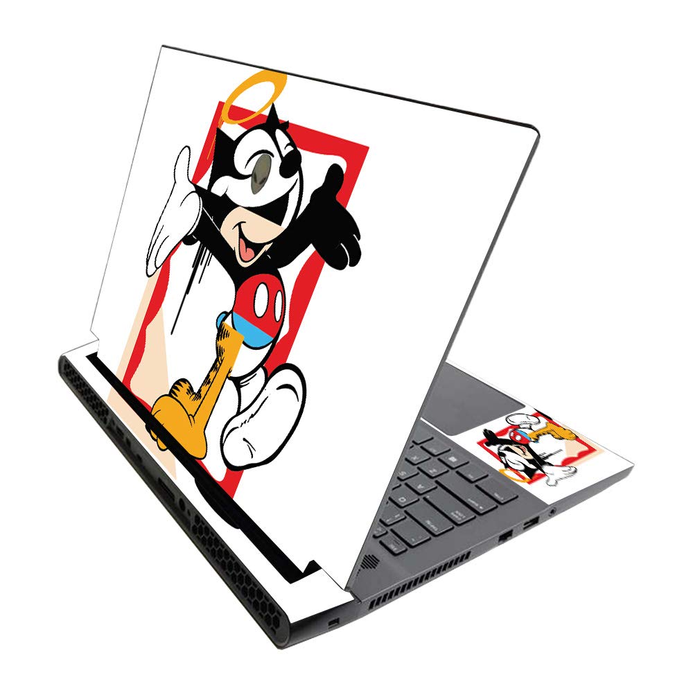 MightySkins Skin for Alienware M17 R3 (2020) & M17 R4 (2021) - Character Swap | Protective Viny wrap | Easy to Apply and Change Style | Made in The USA