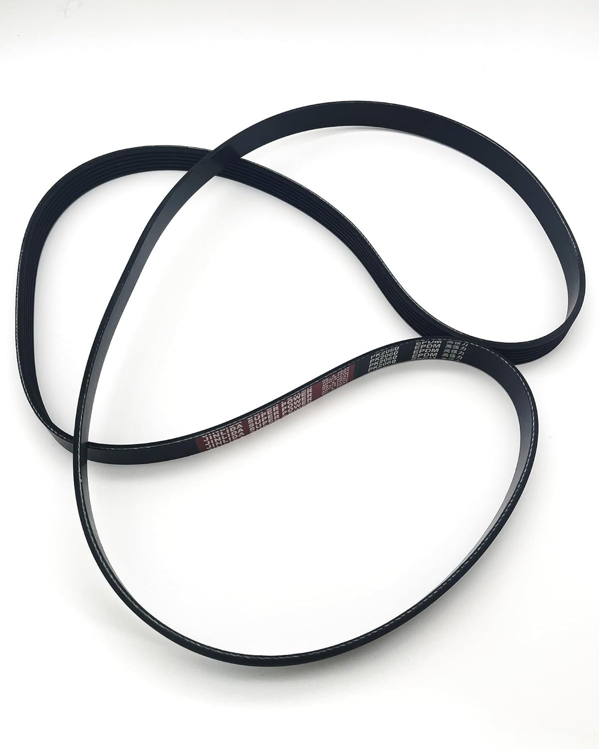 243857 286570 A/C Compressor Belt Alternator Belt Compatible with Ma-serati Ghibli Quattroporte