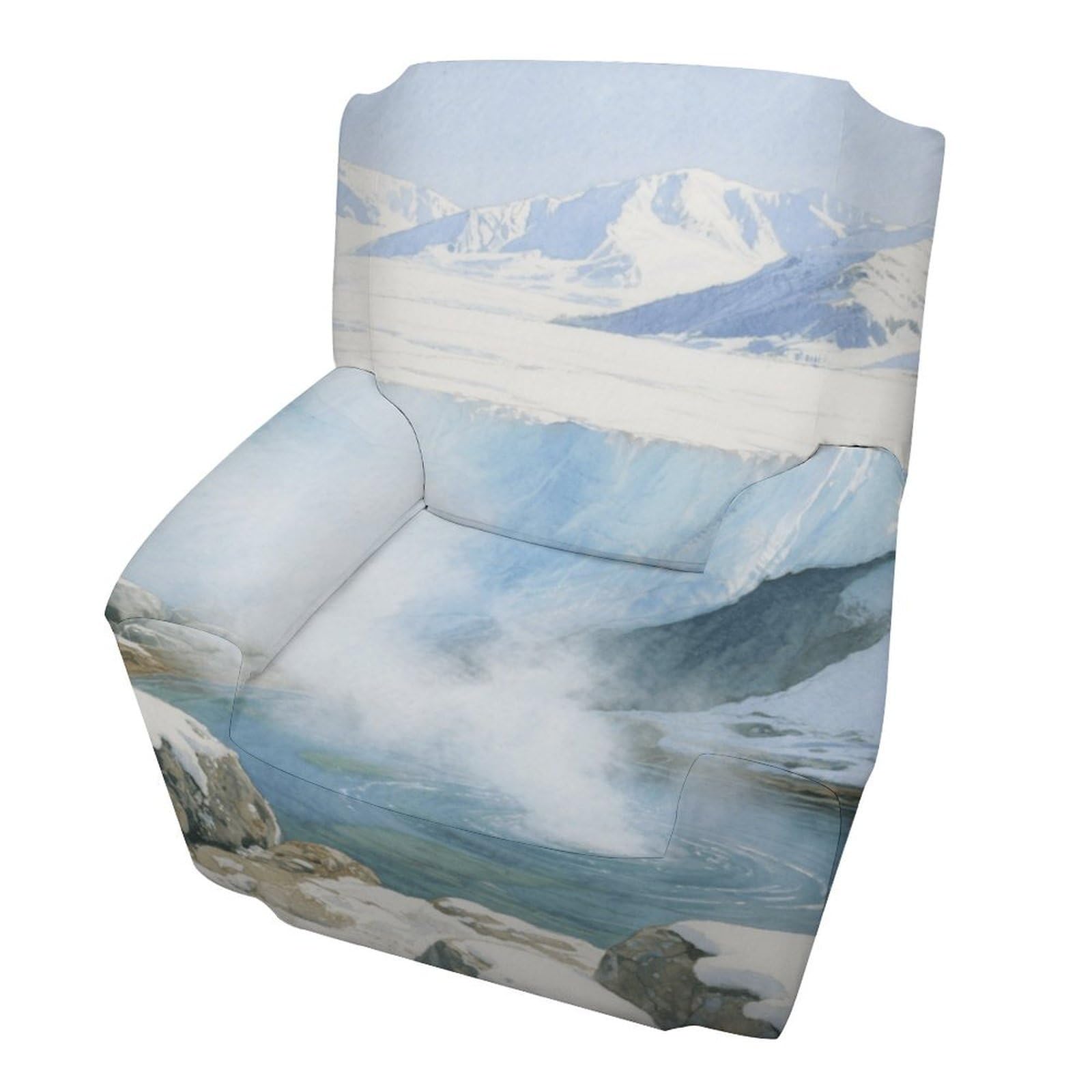 Fekiloot Style Glacier Hot Springs Couch Cover Sofa Cover Sofa Slipcover