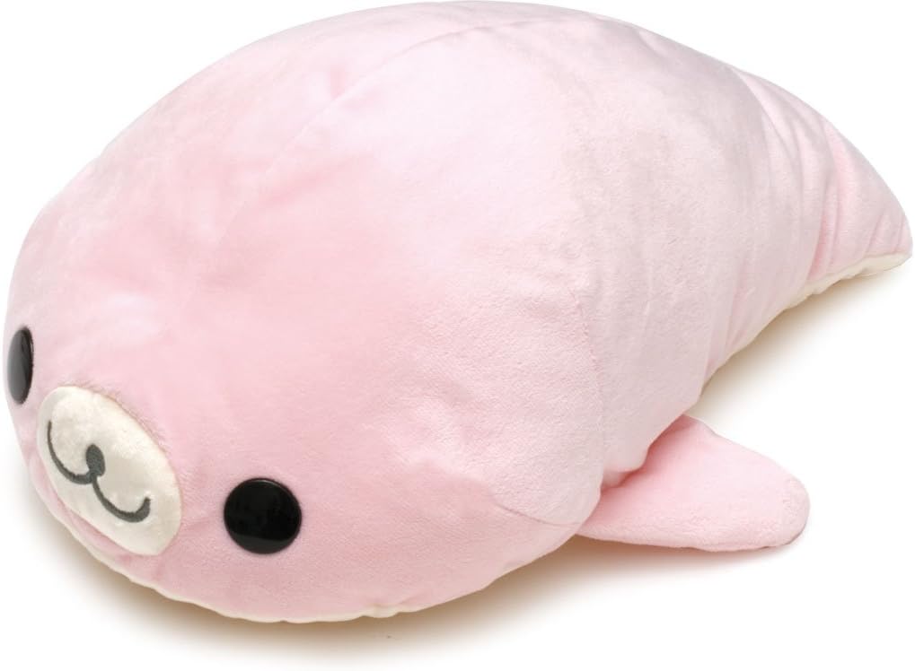 San-x Mamegoma Plush 13'' Pink