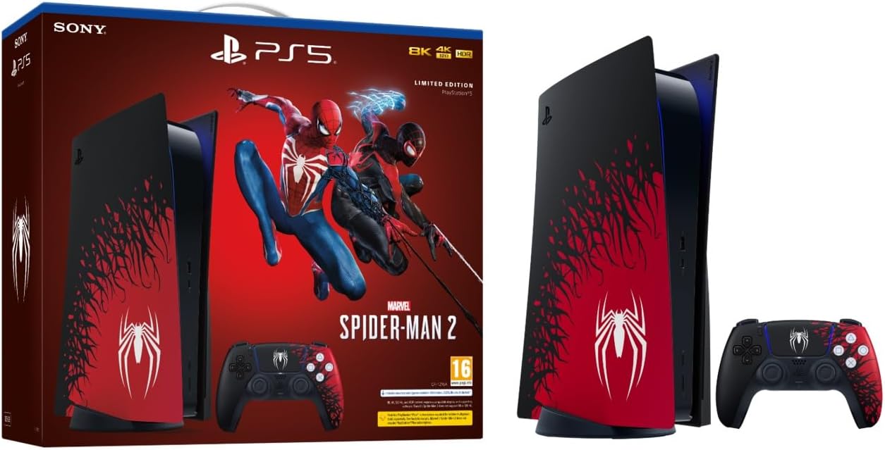 PlayStationยฎ5 Console โ Marvelโs Spider-Man 2 Limited Edition Bundle