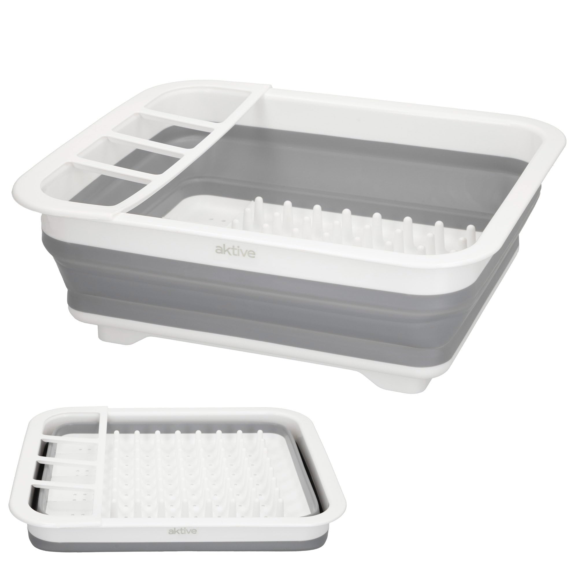 Aktive 52985 - Fregadero plegable para camping | Accesorios Camping - Barreño plegable capacidad para 8,5 litros | Medidas 30,5x30x20/7 cm | Plástico y goma TPR con tapón drenaje — view 8