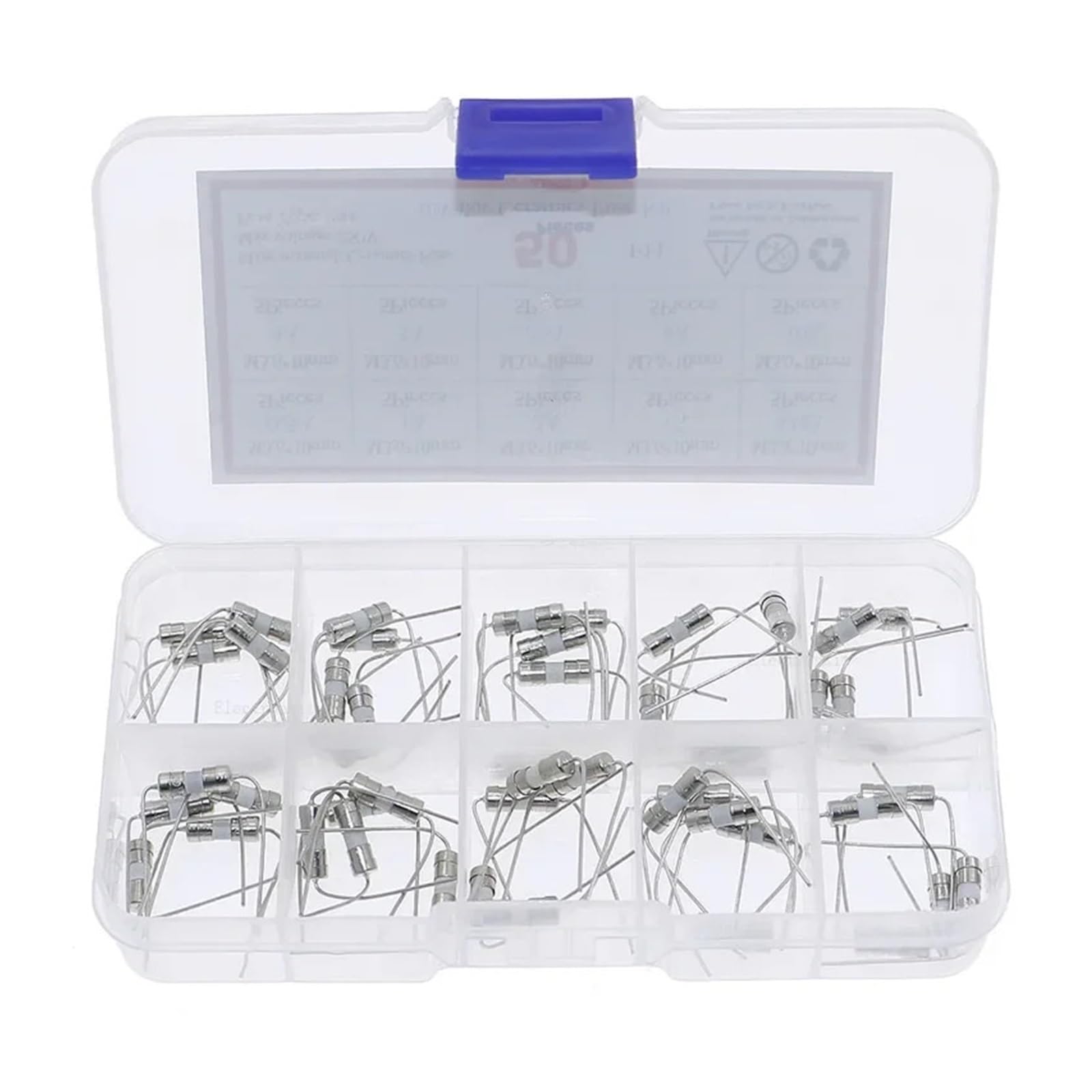 Fusibles domestiques en céramique assortis de 0.5A à 10A pour circuit électrique