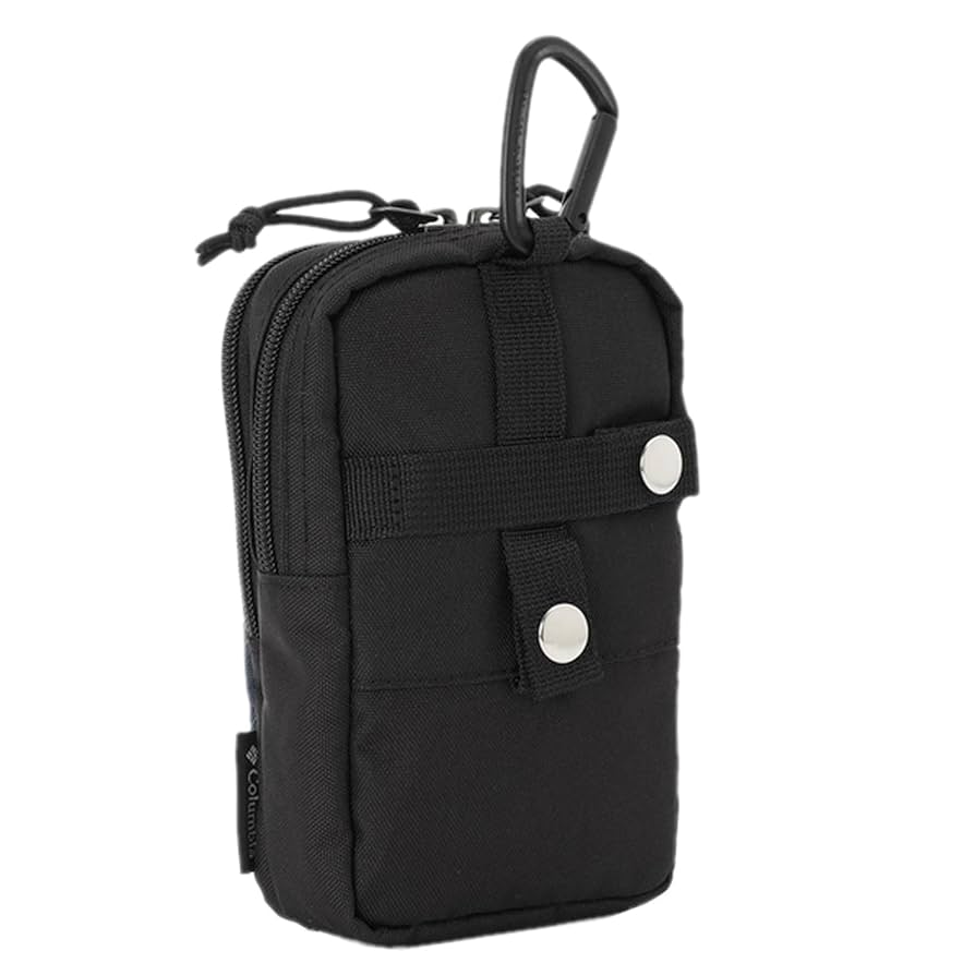 【ヘルツ】コロンポーチ/黒 ガマ口のように大きく開くソフトレザーのコロンポーチ「革鞄の