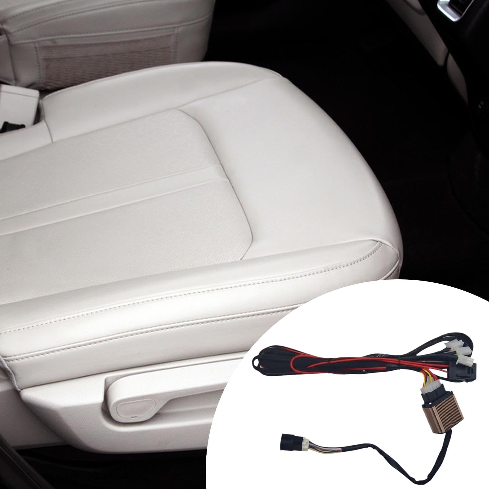 Interruptor Universal para Asientos Calefactables con Doble Nivel de Control, Almohadilla Calefactora con Cable, Accesorios para El Interior del Coche, Style C
