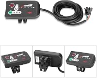 MAGT 36V Elektromos Kerékpár Kijelző - Vízálló LED Vezérlőpanel KT Kontrollerhez, 22,2 mm Kormányra, Sebességjelzővel, Egyszerű Telepítés 5