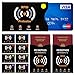 Produktbild TRAVANDO ® RFID & NFC Schutzhülle (10+2 Stück) für Bankkarte, Ausweise, Kreditkarte, EC-Karte, Reisepass - Kreditkartenhülle/Kartenschutzhülle mit RFID Blocker + GRATIS E-Book + 10 Farb-Sticker