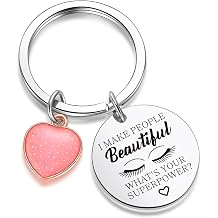 ZNOSVEI Esthetician Keychain Eyelashes Artist Keychain