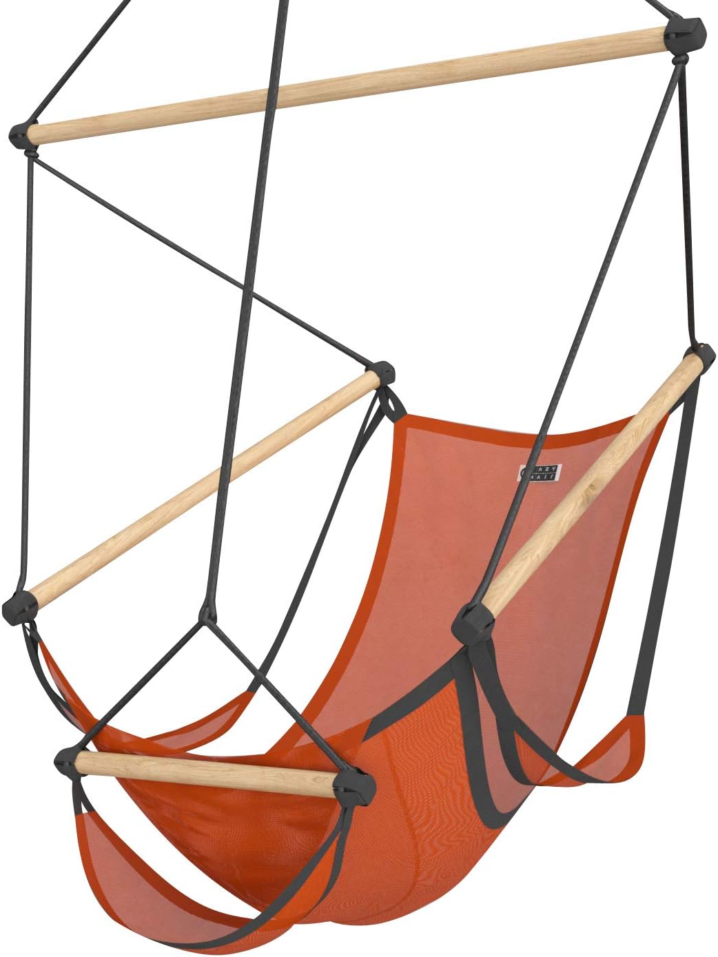 Amazon De Crazychair One Hangesessel Outdoor Hangestuhl 365 Tage Wetterfest Hangeschaukel 150kg Tuv Gepruft Schaukelsessel Fur Garten Balkon Indoor Hangesitz Hanging Chair Holz Terracotta