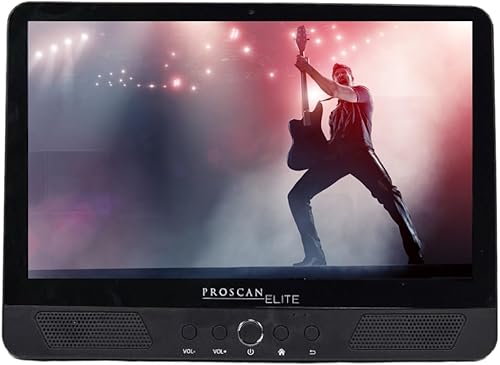 PROSCAN Elite 10.1" Quad Core Tablet/DVD portátil Combo 2GB/32GB Android 11 PELTDV1029