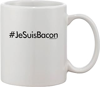 TOOLOUD Hashtag JeSuisBacon Printed 11oz Coffee Mug