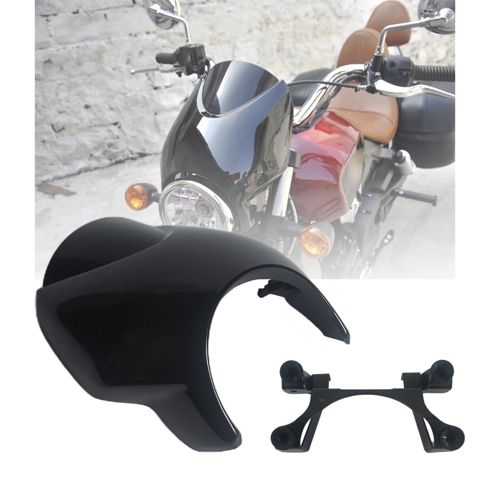 Removable Motorcycle Fairing for Indian Scout, ABS Headlight Fairing Cover, for Indian Scout (2015-2023) Scout Sixty (2016-2023)