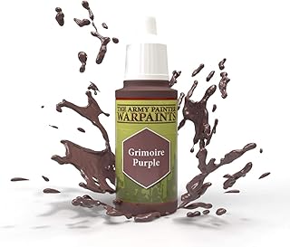 The Army Painter Grimoire Purple Warpaint - Acrylic Non-Toxic Heavily Pigmented Water Based Paint for Tabletop Roleplaying, Boardgames, and Wargames Miniature Model Painting