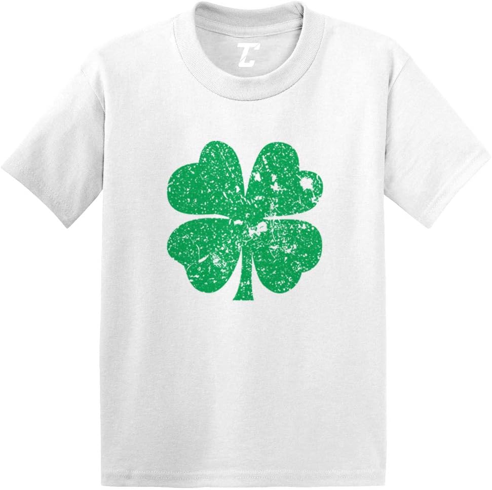 Distressed Green Four Leaf Clover Infant/Toddler Cotton Jersey T-Shirt