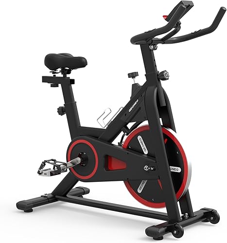Bicicleta estática, bicicleta estática para el hogar, bicicleta de ciclismo estacionaria para interiores, cardio, gimnasio con soporte para