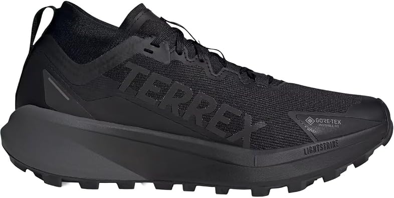 adidas Mens Terrex Agravic GTX Trail Running Sneakers Shoes - Black - Size 10 M