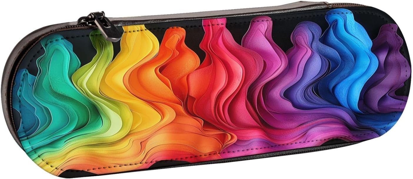 Unique Colors Leather Multi Slot Pen Storage Case