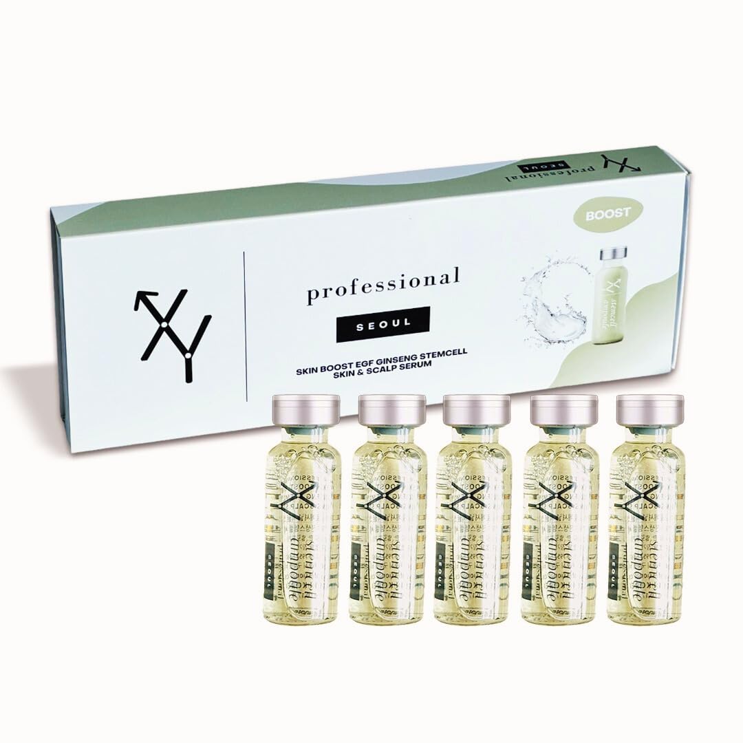 XY professional SEOUL XY Professional EGF Peptides Serum For Face Skin BOOST Epidermal Growth Factor Ginseng stemcell Ampoule, KOREA Microneedling academy supplies