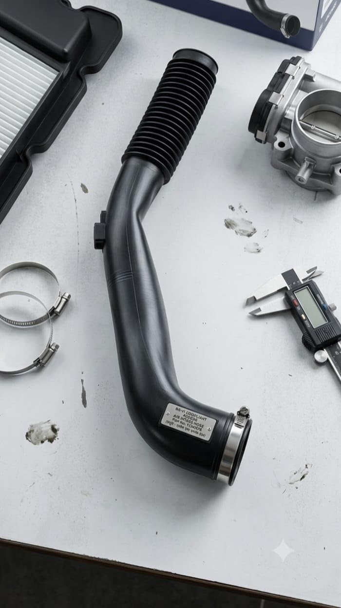 AAI JI Air Hose Rubber for Access Bs6 | 1 PC Included, Rubber Material, Flexible Design, Vehicle Air Intake, Secure Fit Clamp-picture-31