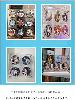 Amazon.co.jp: ディスプレイ 台 缶バッジ 65mm 75mm 58mm 缶バッジ