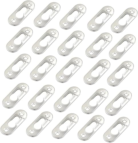 DOITOOL 25 ganchos para marco de fotos, soporte de pared plateado, ganchos para colgar en la pared, kit de colgador de pared para álbum, soporte de