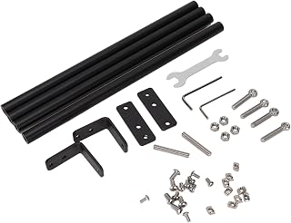 Supporting Rod Set for CR-10 CR-10S, Upgraded 3D Printer Accessories 285mm Support Rod,with Screw Pack Support Rods Connector