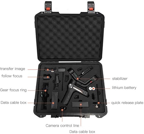 Miniatura 5 de Bolsa de almacenamiento estabilizador Estabilizador de mano Estabilizador Antiexplosión Bolsa de almacenamiento Estuche de transporte para ZHIYUN