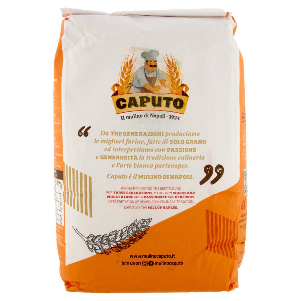 Italian Gourmet Vollkorn Weizenmehl – 20 x 1kg Vorteilspack Whole Wheat Flour für Brot, Pizza, Focaccia, Pasta & Backen + Italian Gourmet Polpa