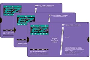 EZ Grader Purple Score Up to 95 Questions, 3 Packs (EZ-5703PURPLE-3)