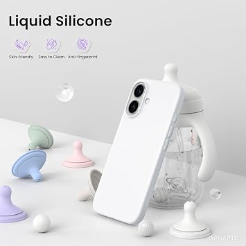 ORNARTO Compatible with iPhone 16 Case 6.1