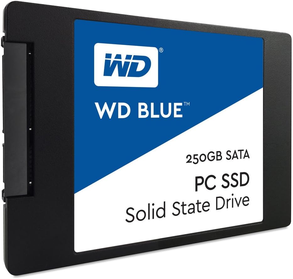 WD Blue WDS250G1B0A 250 GB Internal SSD Solid State Drive, SATA 6 GB/s 2.5 Inch