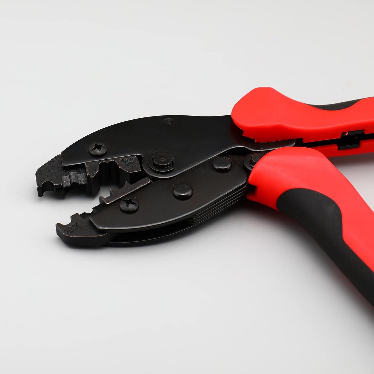 LY-2048 Crimping Pliers, Spark Plug Wire Crimper for Spark Plug Stripping Tool, Ratchet Wire Terminal Crimper Wire Crimping Tool