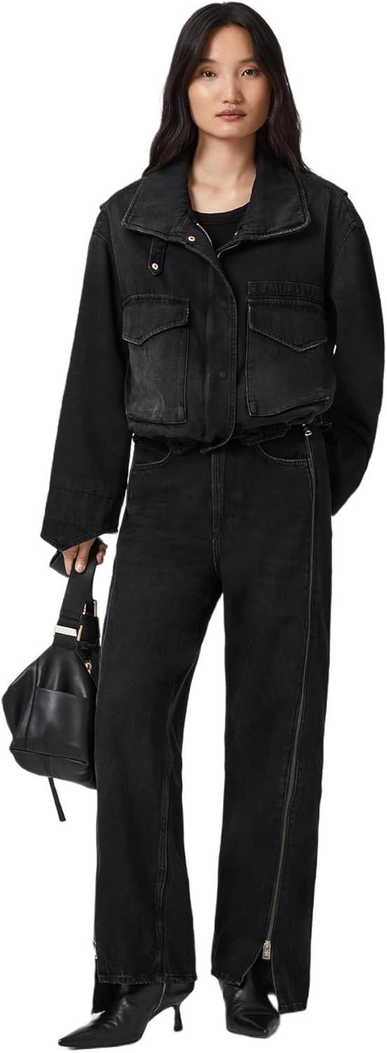 AllSaints Womens Frankie Zip Jean - Image 5