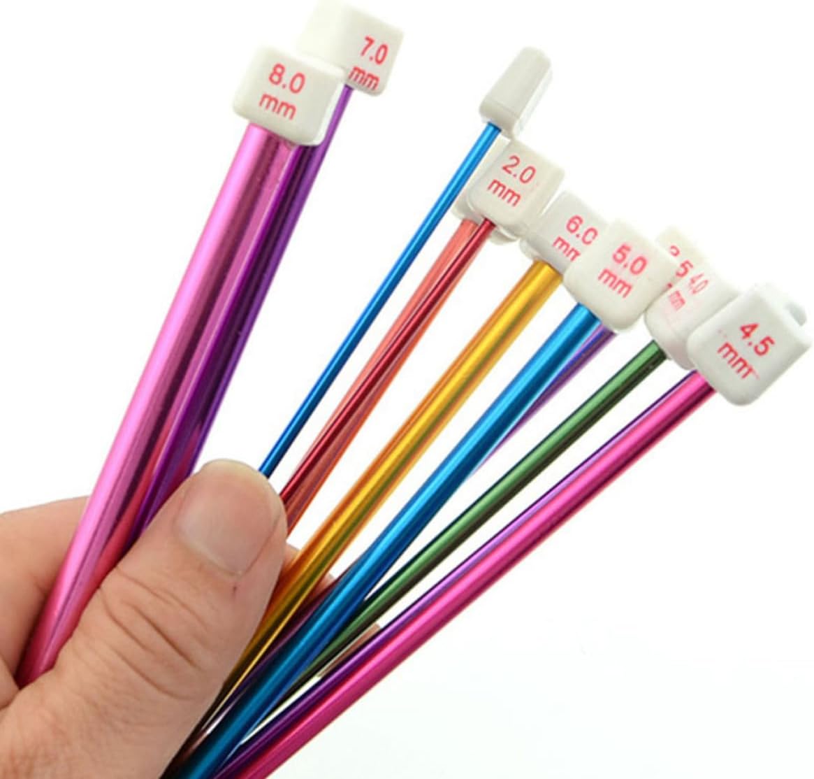 23pcs Circular Crochet Hooks Set for Knitters and Beginners, Smooth