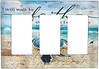 Vista 37 de Farmhouse Coffee Primitive Coffee Bean Kitchen 3 Gang Triple Interruptor de Luz de Palanca Cubierta de Placa de Pared Placa Frontal Eléctrica