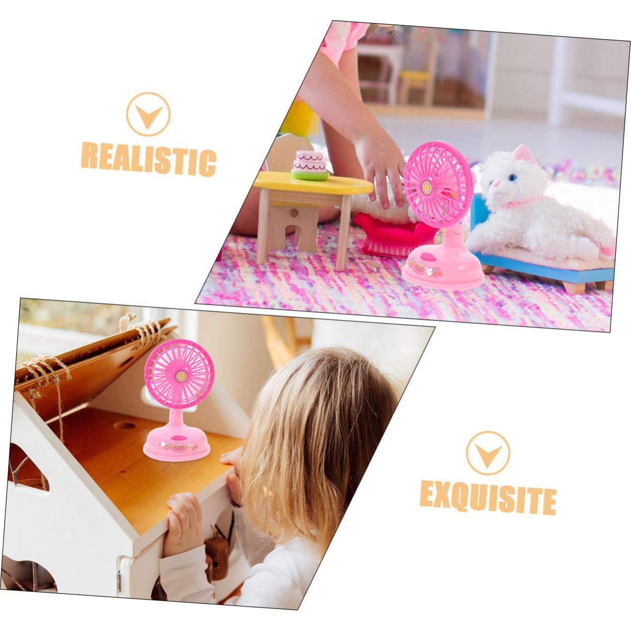 Ventilatore Elettrico Giocattolo Creativo: Piccolo Elettrodomestico Simulato, Sicuro E Durevole. Perfetto Per Il Gioco Di Finzione E Per Sviluppare Coordinazione E Riconoscimento Dei Colori. Colore Casuale!